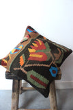 Kilim 50cm x 50cm Saffron Cushion