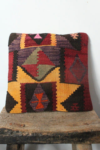 Kilim 40cmx40cm  Castanea Cushion